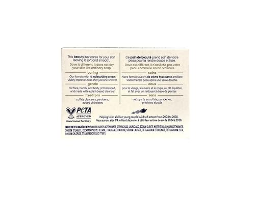 Miniatura 2 de Dove Jabón blanco de la barra del tamaño del viaje con la crema hidratante 2,6 oz