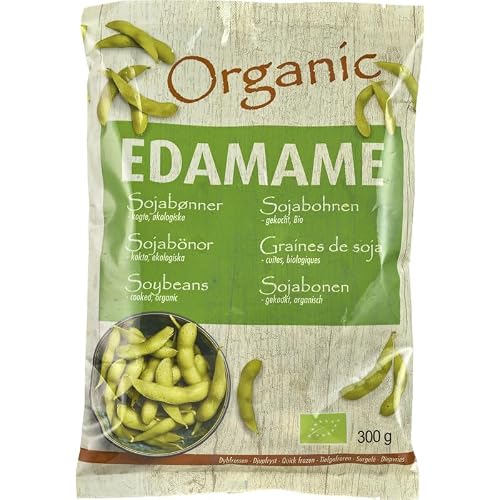 Organic Bio Edamame Sojabohnen, gekocht, 300 g