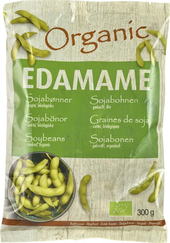 Organic Bio Edamame Sojabohnen, gekocht, 300 g