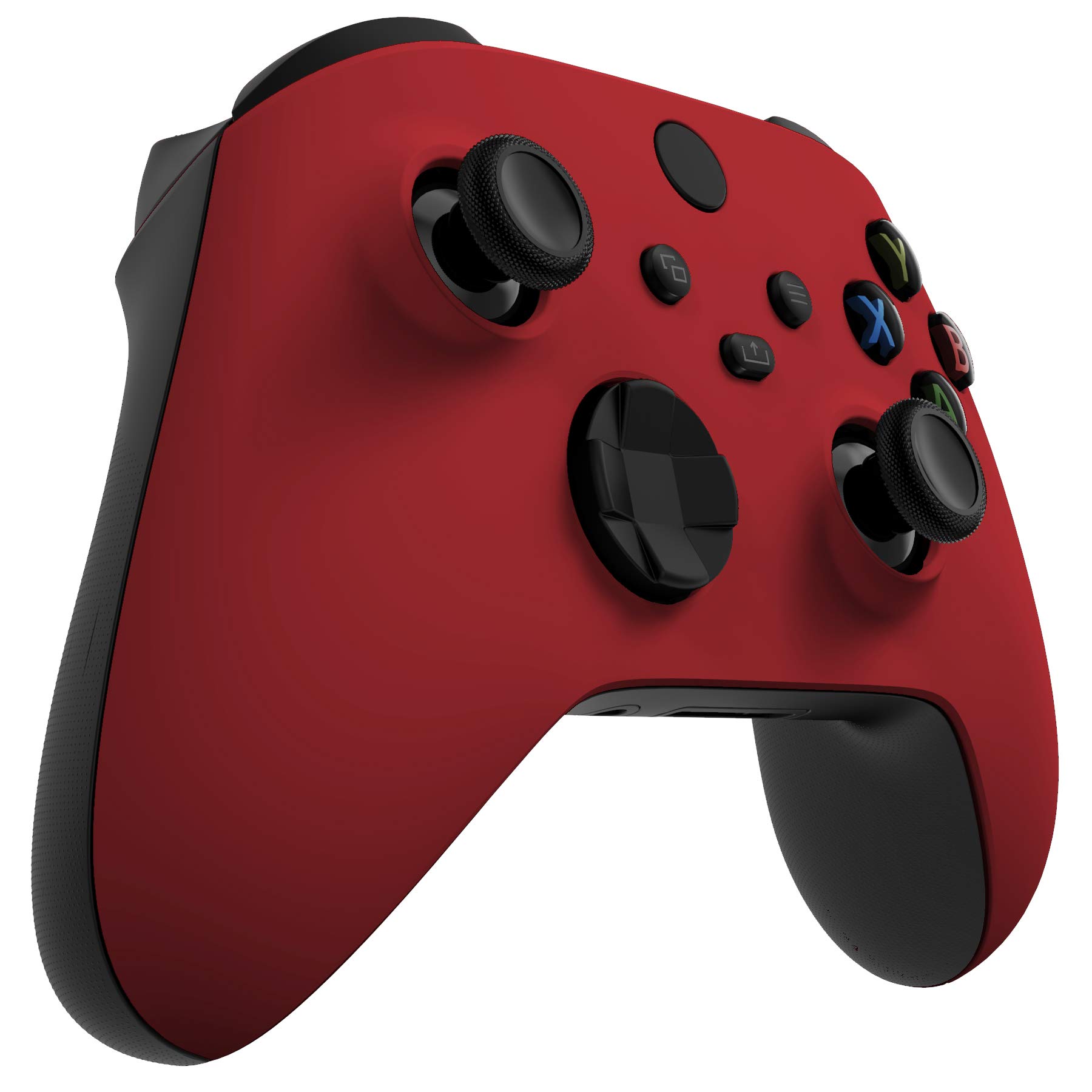 eXtremeRate Replacement Shell for Xbox Series X & S Controller - Personalized Upgrade - Passion Red Soft Touch Grip Custom Cover Case Faceplate for Xbox Core Controller [Controller NOT Included] - 5