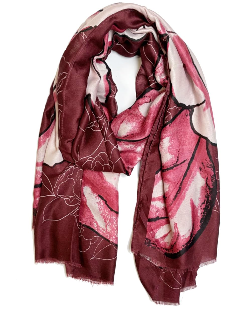 Emma & Giovanni - Leichter Bedruckter Schal aus Baumwollmischung - Damen