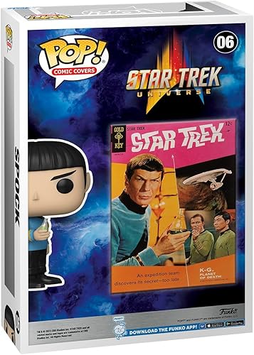 Miniatura 3 de Funko Pop! - Portada de cómic: Star Trek #1 - Spock - Figura de vinilo coleccionable - Idea de regalo - Producto oficial - para niños y adultos -