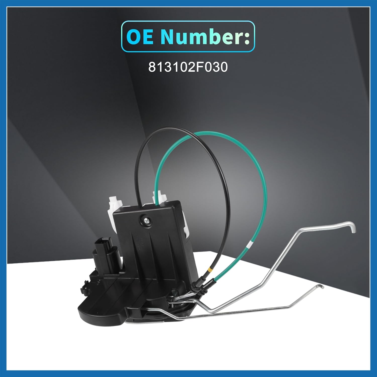 Replacement Front Left Driver Side Power Door Lock Actuator Motor with Cable for Kia Spectra SX Spectra5 Door Latch Actuator Assembly Replace No.813102F030 Black Item Replacement
