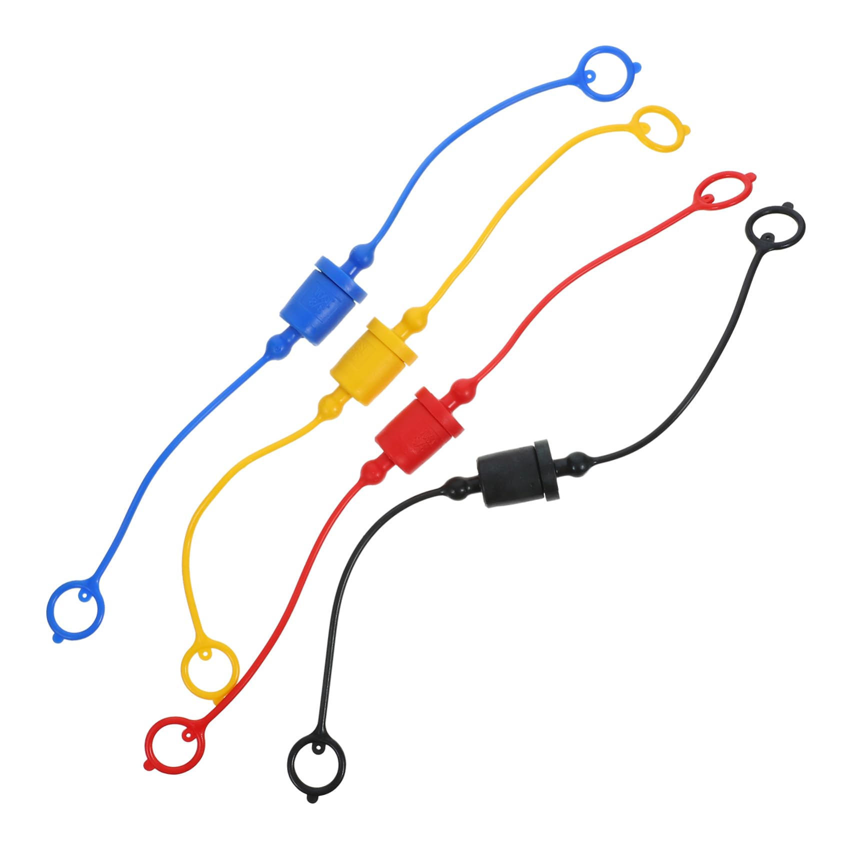 Mobestech 32 Sztuk Nasadka Złącza Hydraulicznego Hydrauliczne Szybkozłącze Obejmuje Łączniki Hydrauliczne Czapki Wąż Hydrauliczny Czapki Łączniki Obejmuje Sprzęgła/Zaślepki Przeciwpyłowe