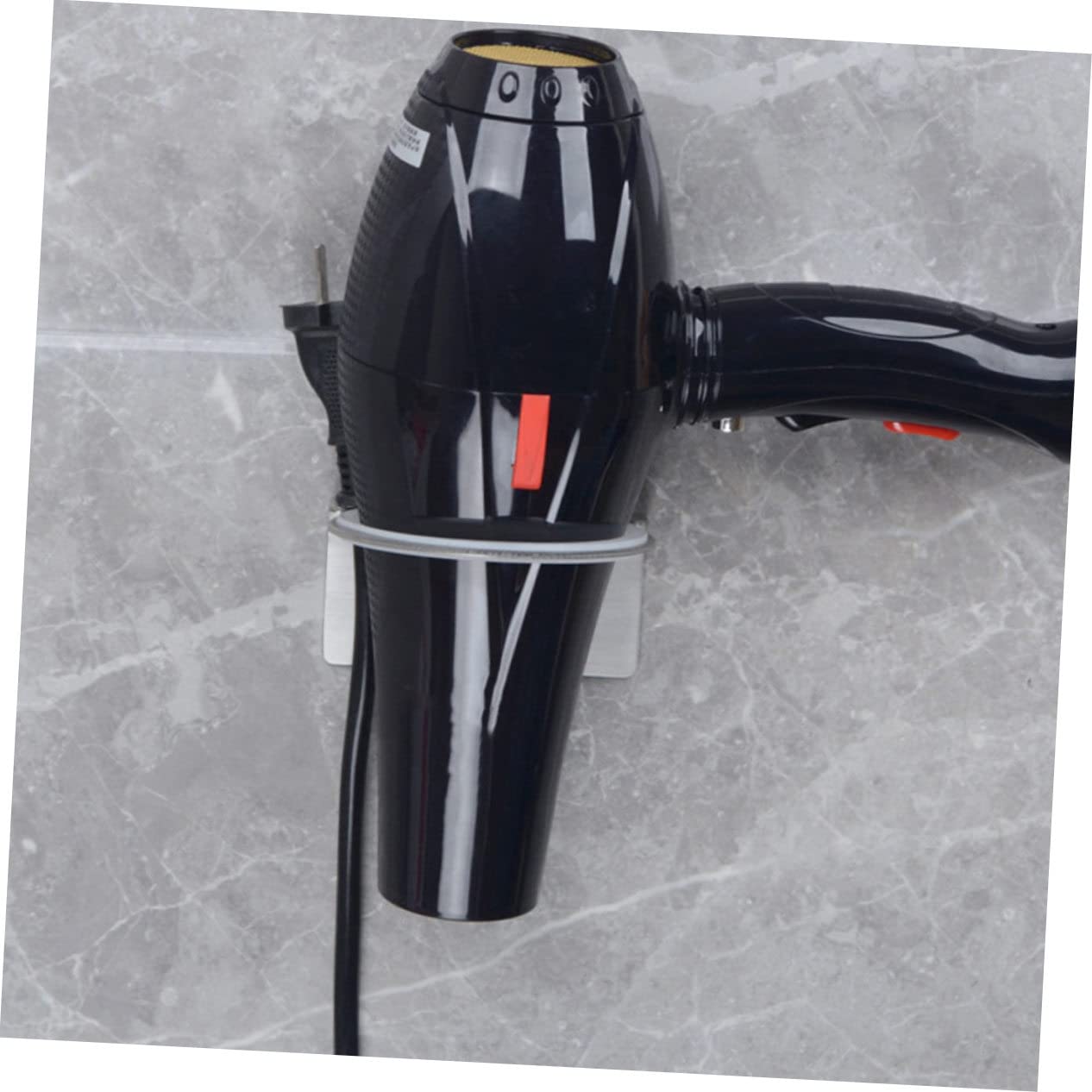 DOITOOL 3pezzi Supporto Per Asciugacapelli Da Muro Acciaio Inossidabile Organizer Per Phon Facile Installazione e Design Moderno Per Bagno e Camera Da Letto Pratico e Resistente