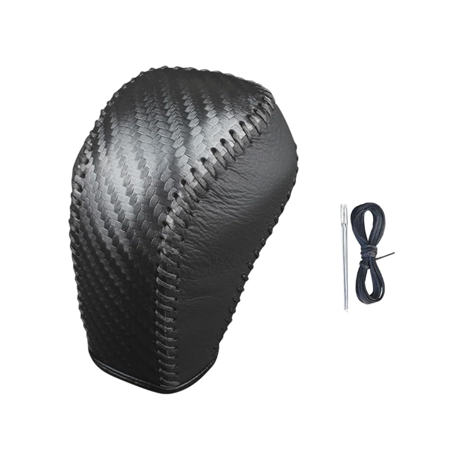 Copri Leva Cambio In Pelle PU Per Hummer H3 2005-2011 - Sostituzione Con Cuoio Nero - 4