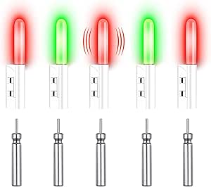 Amazon.com: WTGID Fishing Rod tip LED Light, Fish bite Warning Light ...