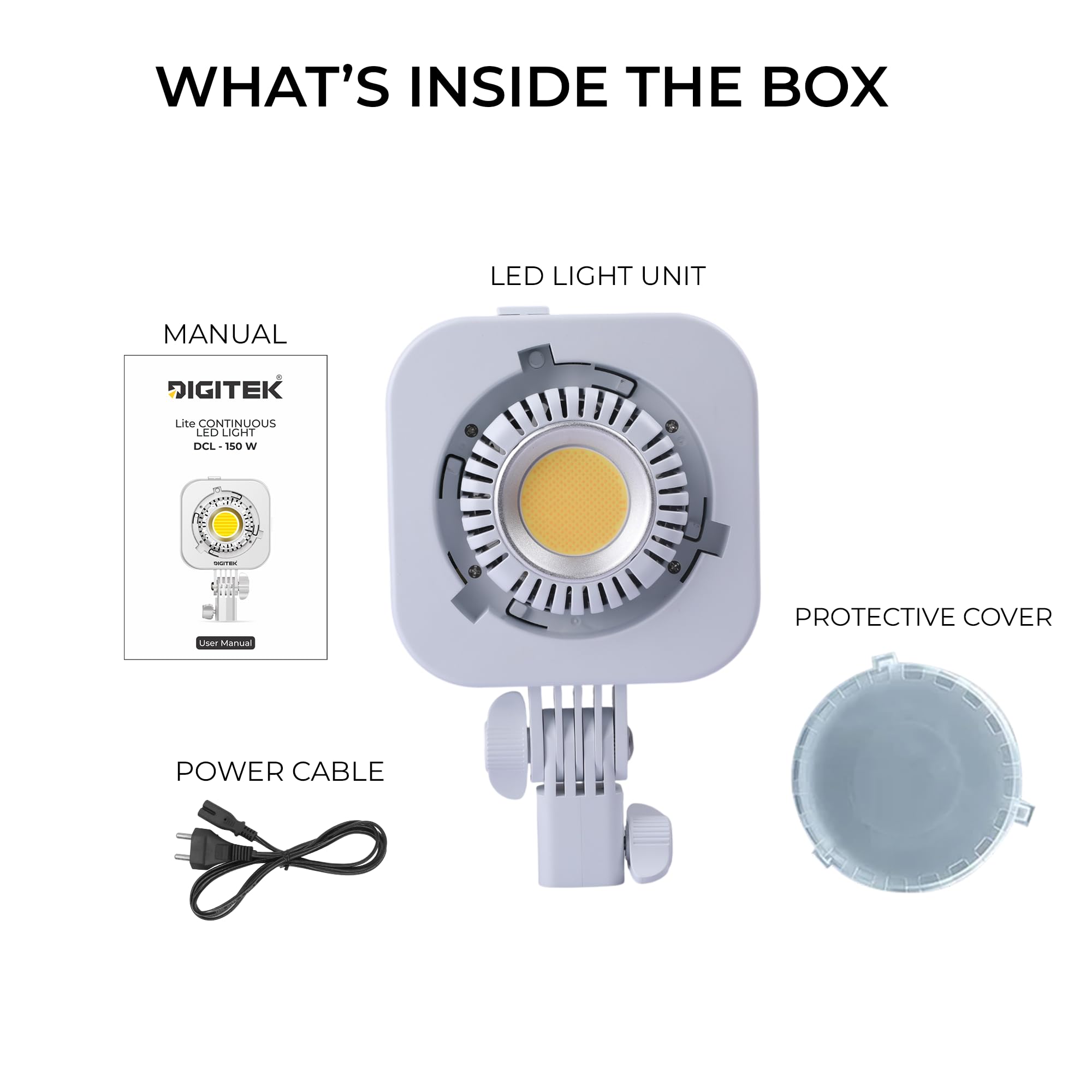 Digitek Lite DCL-150 W Bi-Color COB LED Video Light, 150W Continuous Studio Light, 2700K-6500K, CRI 95+, Bowens Mount, App Control, Photography, Videography & Live Streaming — Amazon image 8