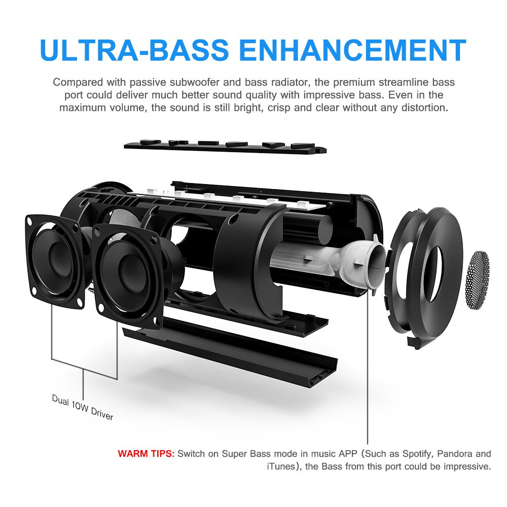 Buy Big Magicbox 20W Outdoor Portable Wireless Bluetooth Speakers