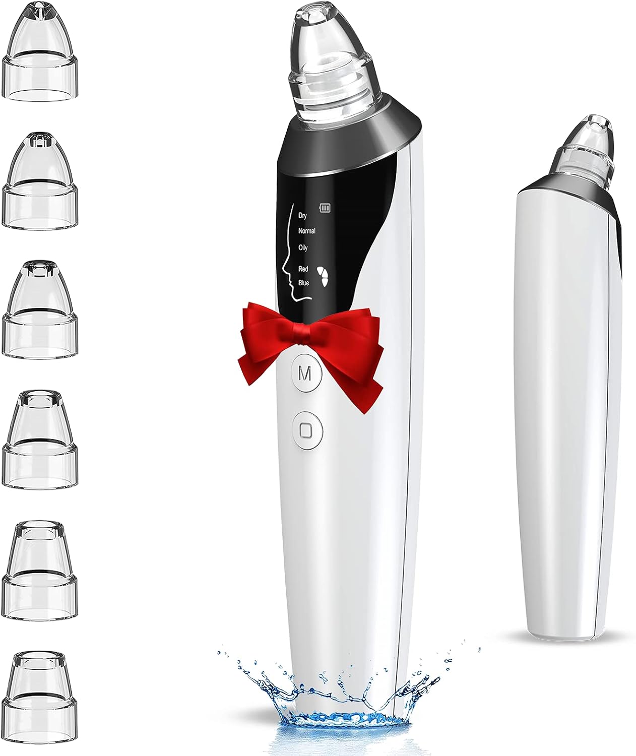 21最新版 毛穴吸引器 毛穴 くろずみ 6種類吸引ヘッド 9段階モード 汚れ除去 美顔器 角質取り 顔 黒ずみ 皮脂 角栓除去 エステ せなきゅあ 美顔 メンズ 美肌 Ledディスプレイ いちご鼻 毛穴洗浄ランキングの美容家電 ニキビケア 日本語説明書付き Usb式充電式