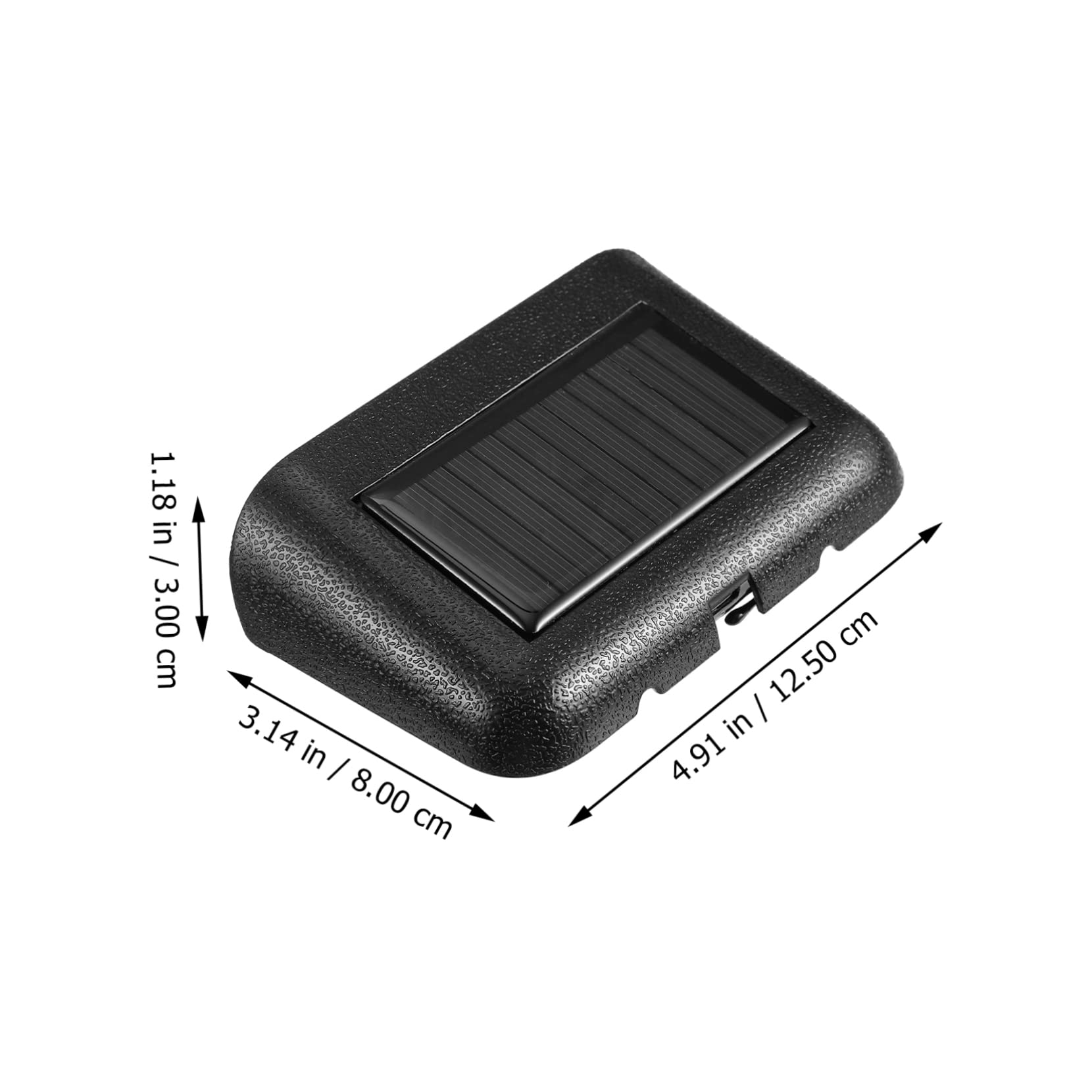 Reloj de Coche de Alta Precisión Solar y Luminoso Negro