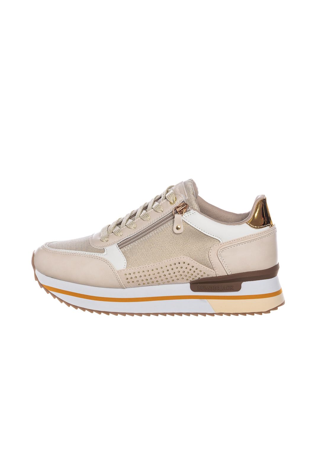 lumberjack Women's Cecilia Gymnastics Shoes, Beige, 4 UK