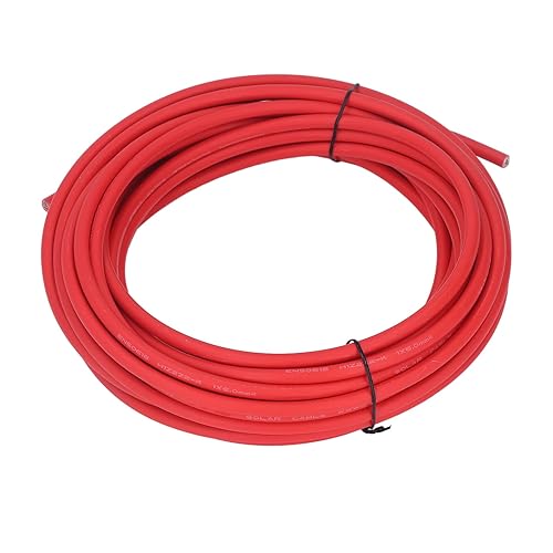 Cable de panel solar, 6 cables fotovoltaicos cuadrados de cable fotovoltaico solar de doble capa de aislamiento de cobre estañado, piezas y