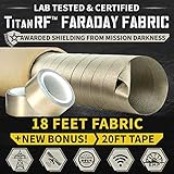 TitanRF Faraday Fabric Pro Construction Kit. Military Grade Certified Material Blocks RF Signals...