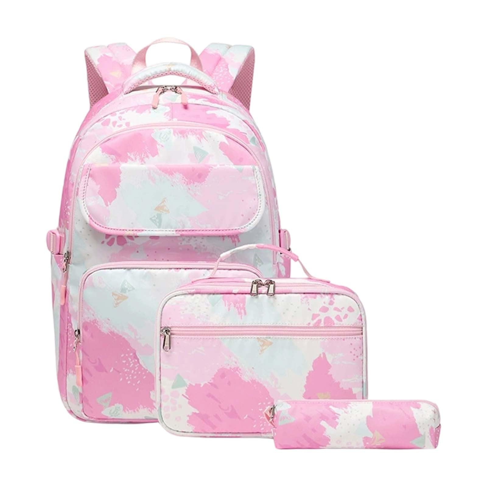 Generico Zaino Scuola Bambino Set 3 Pezzi Lunch Bag | Set completo con zaino, borsa pranzo e accessori coordinati, capiente e funzionale scuola primaria, viaggio e tempo libero
