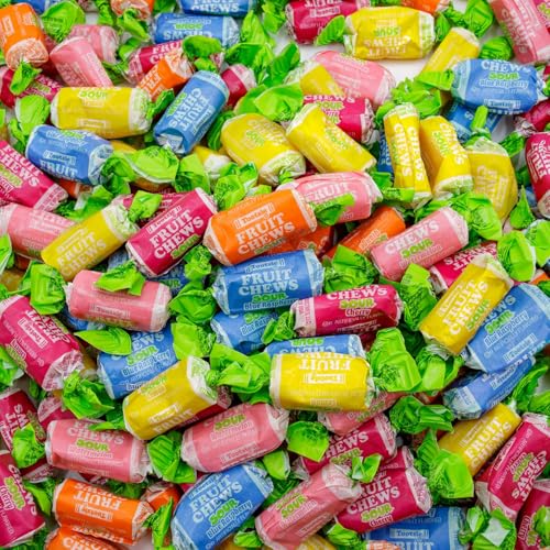 Caramelos Tootsie Fruit Chews sabor agrio 1 lb miniatura 3