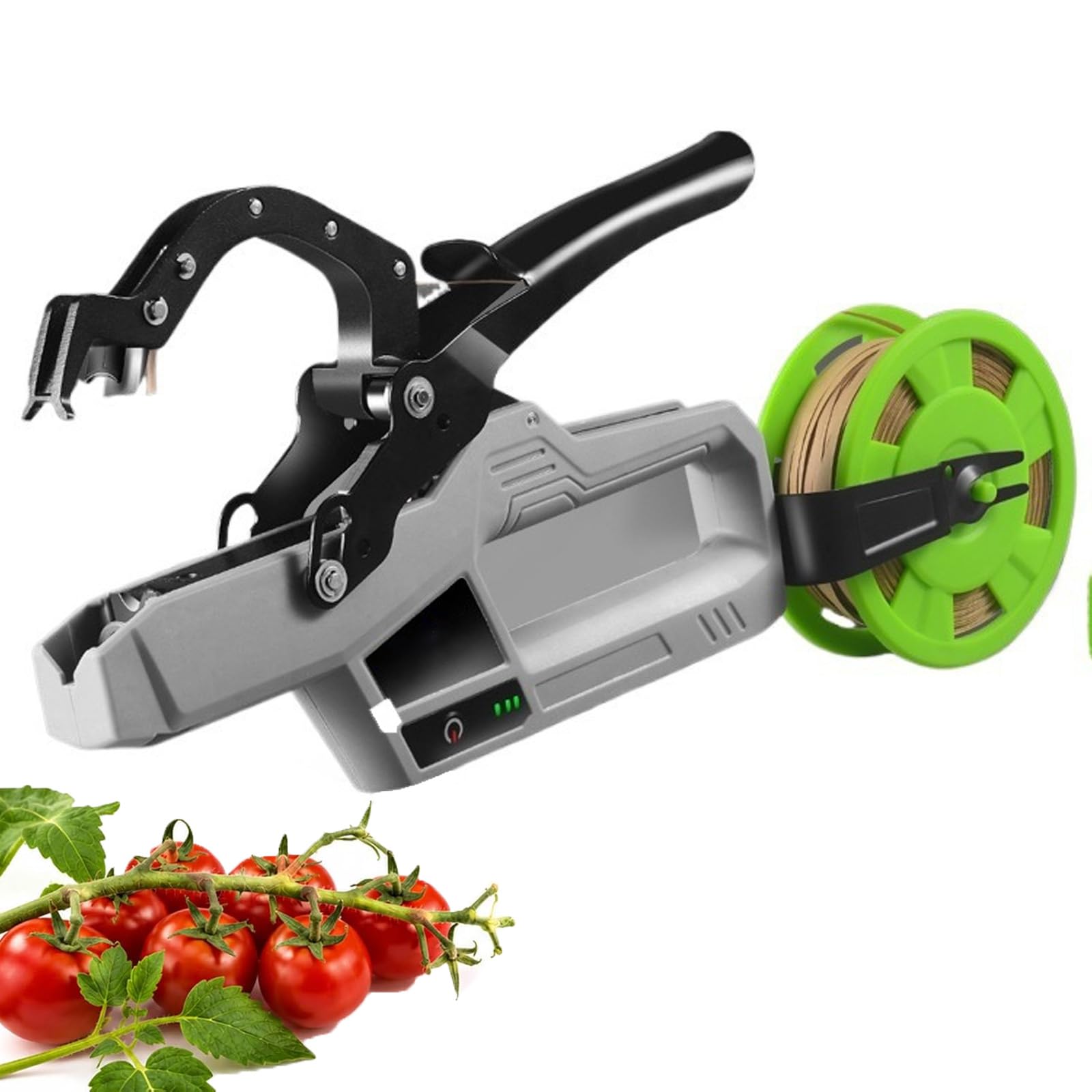 Atador Automático De Plantas De Jardín, Herramienta Eléctrica Inalámbrica Para Atar Plantas, Diámetro De Atado De 45 Mm Para Tomates, Uvas Y Plantas Trepadoras