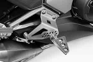 Pedane Poggiapiedi In Acciaio Inox Per Honda Integra 750 2014+ - Kit Completo Con Minuteria - Made In Italy