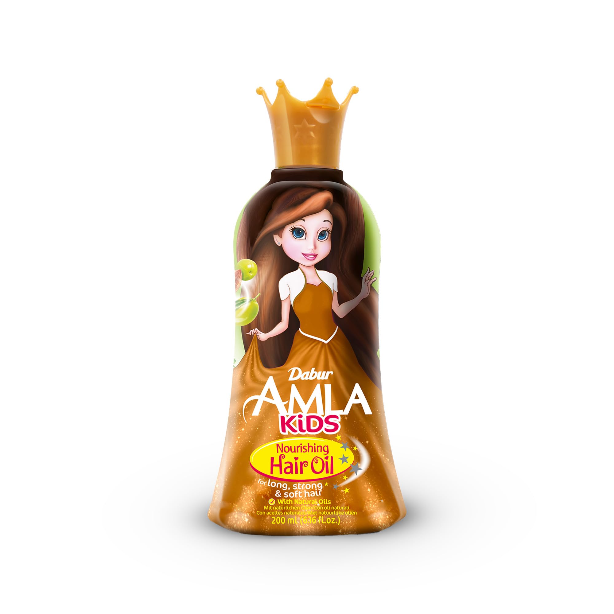 Dabur Amla Hair Oil for Kids, Olive & Almond Extracts - 200ml, 1-Pack