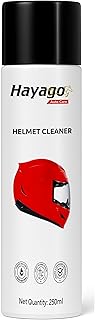 Hayago - Anti-Bacterial Helmet Cleaner Foam Spray - Jumbo Size (250 ML) | Odour Neutralizer Technology | Fresh Cotton Frag... Price In India