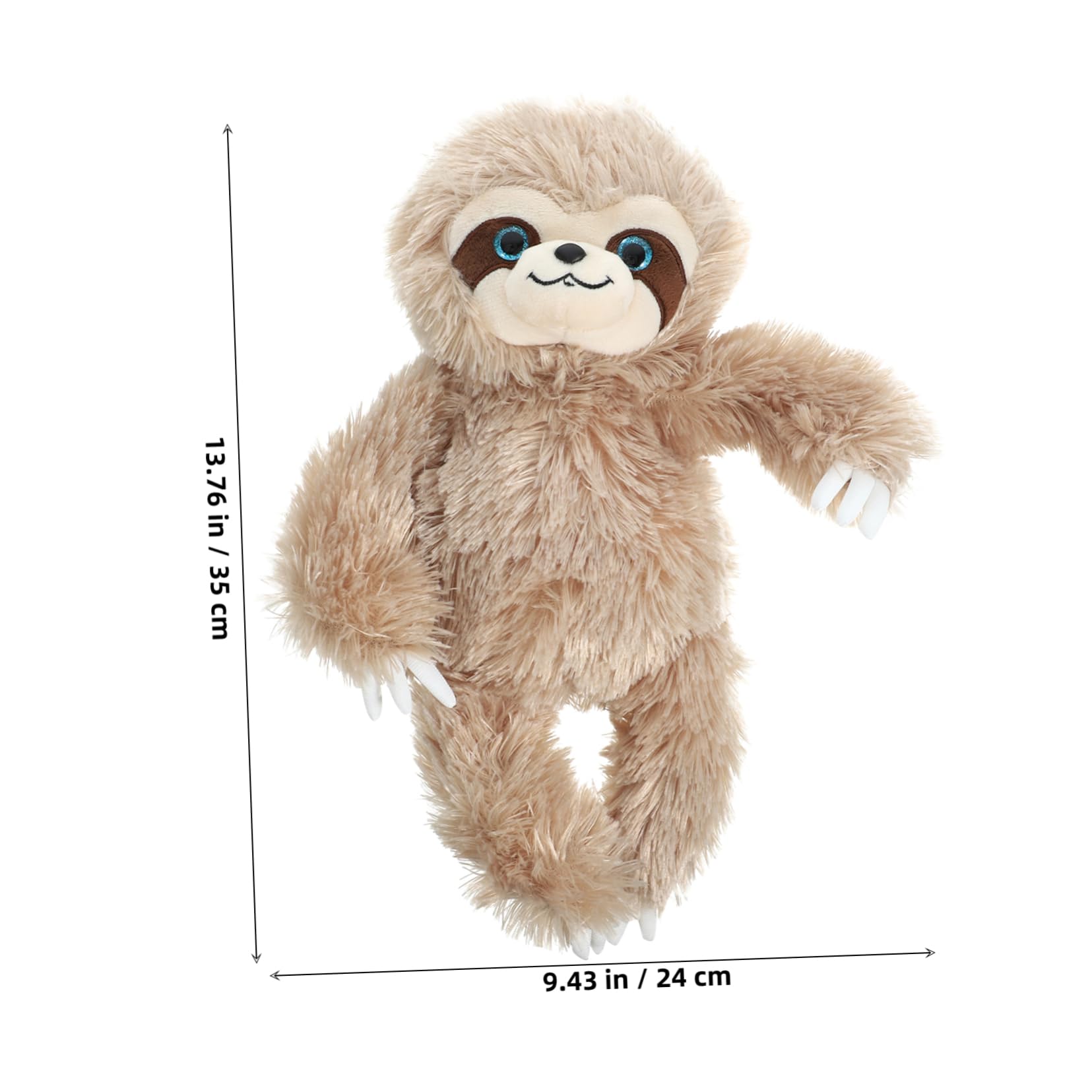 TOYANDONA 2piezas Juguete De Peluche De Árbol Lento Adorable y para Decoración Animal De Compañía para Abrigar y Jugar