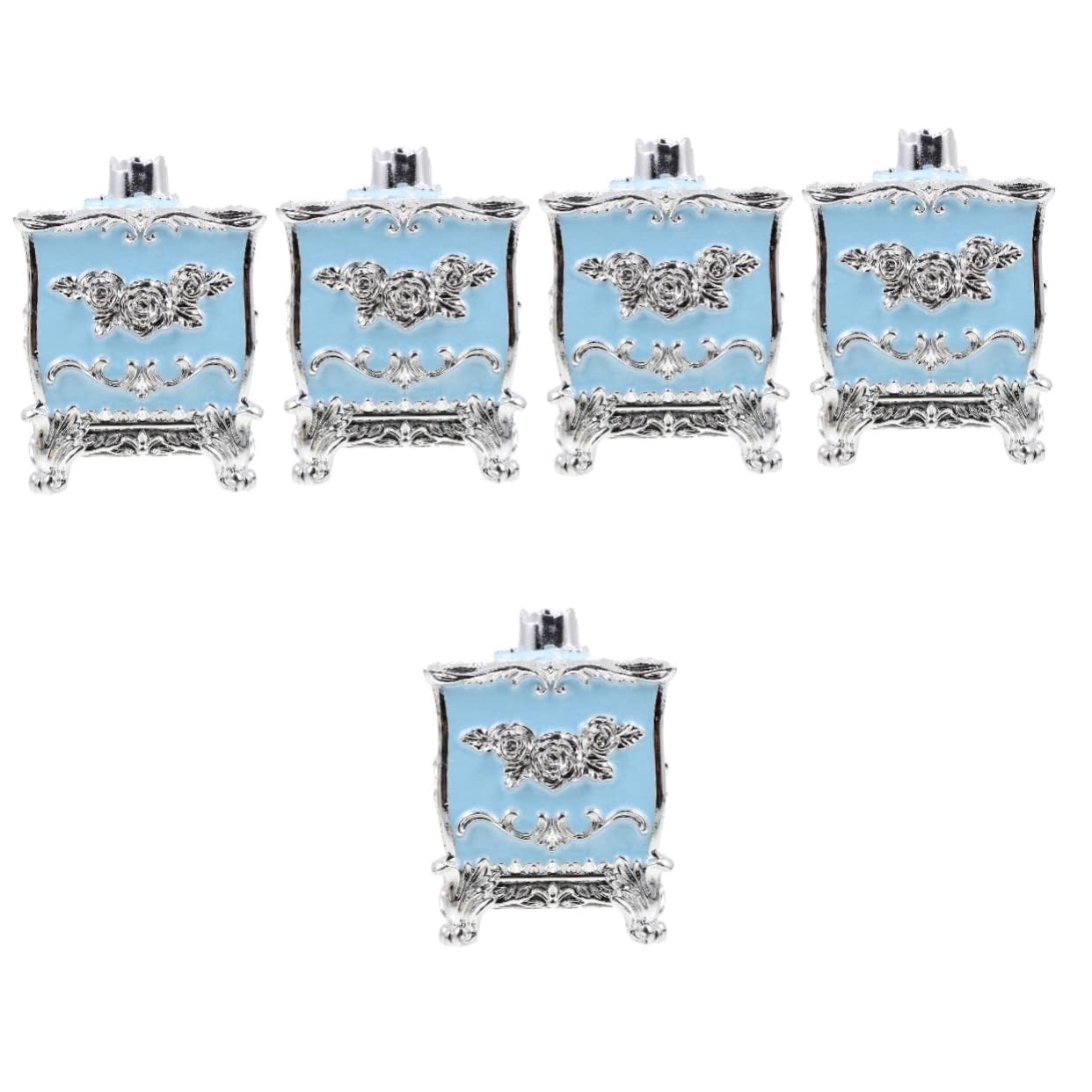 FOMIYES5pcs Cotton Box Jewelry Box Makeup Jewelry Display Organizer cotton pad organizer jewelry storage tank ornament container plastic jewels Cotton Swabs Storage Case gem mini