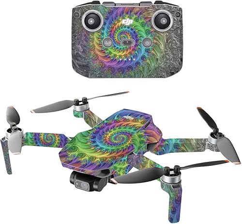Miniatura 7 de MIGHTY SKINS compatible con DJI Mini 2 Drone portátil  Nebulosa  Cubierta protectora de vinilo duradera, y única  Fácil de aplicar, quitar y cambiar