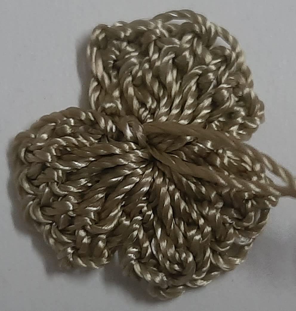 Crochet Mini Flower (Golden) 1