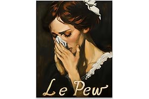 Artful Nose Print: A Whimsical Addition to Your Bathroom Decor