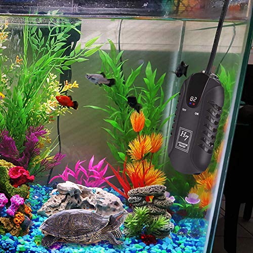 MQ Mini Aquarium Heater 50W Betta Fish Tank Heater with Digital LED Display and External Thermostat Controller, for Fish Tank 6-10 Gallon - Thumbnail 3