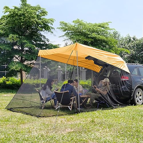 Carpa para coche tailgate WOLWES para camping y SUV miniatura 1