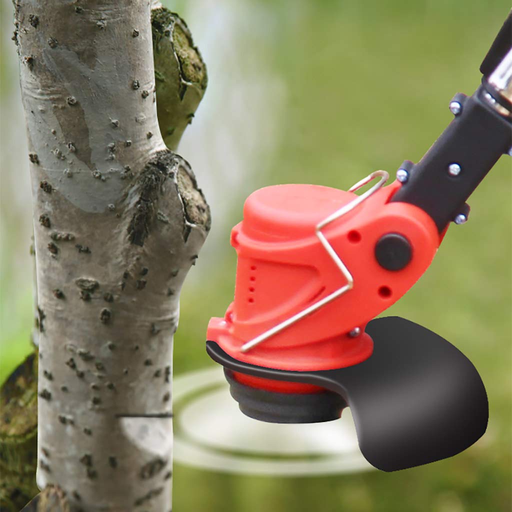 Cortacésped eléctrico inalámbrico – Cortacésped telescópico para jardín y corte de malas hierbas – Batería de 4000 mAh, motor de 450 W