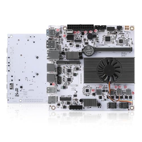 8�x�C�Ή� NAS�}�U�[�{�[�h�A10GbE RJ45 LAN���ځAN150 Mini-ITX �}�U�[�{�[�h�A2 × NVMe�A�f���A�� 2.5GbE i226-V LAN�ADDR5 32GB RAM 1TB SSD�AUSB-C�ATF�J�[�h�X���b�g�APCIe