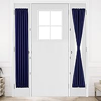 Vista 163 de Cortinas Dwcn para puerta, con bolsillo para barra