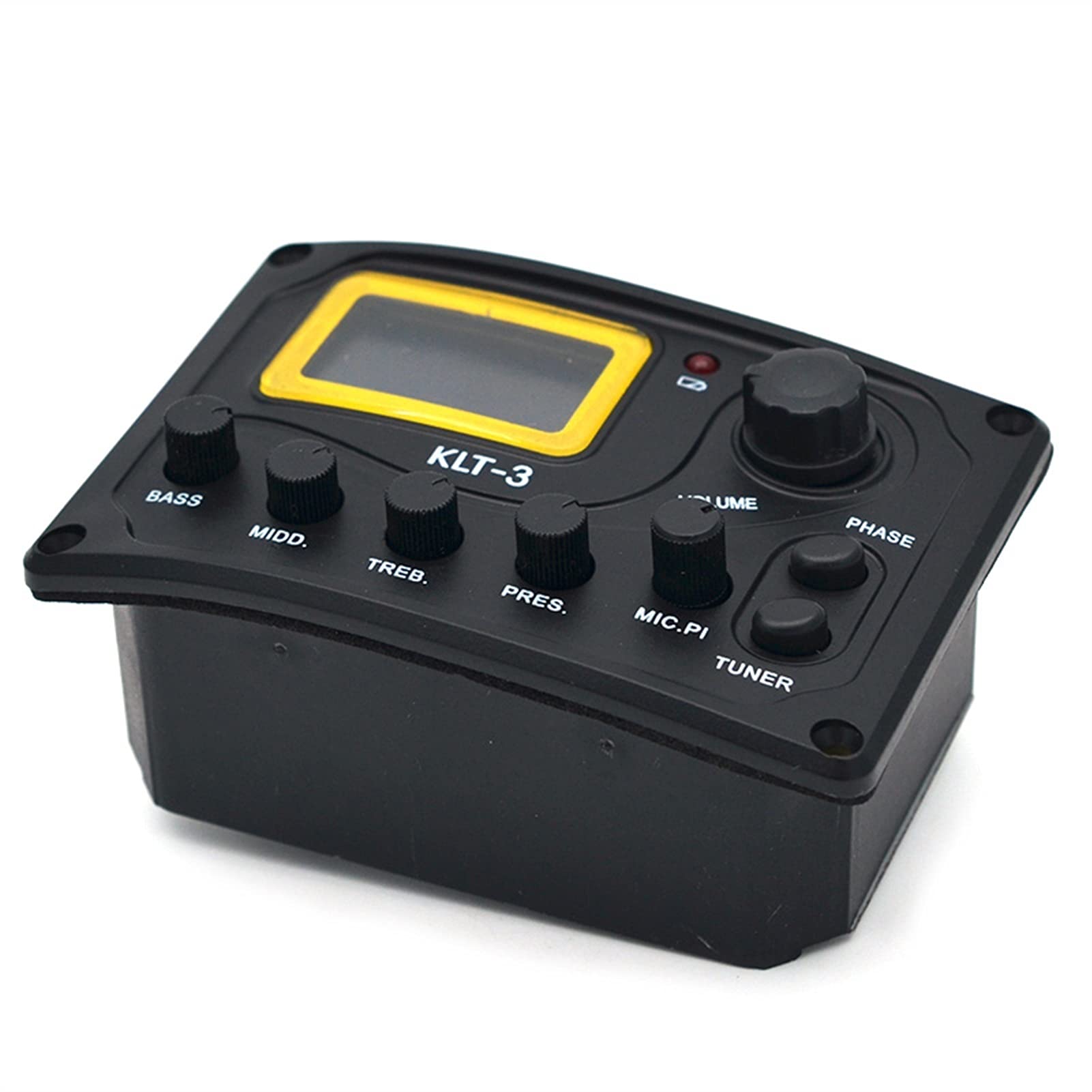 Pickup 4 Band EQ Equalizzatore KLT-3 Guitar Acoustic Guitar Bass EQ Preamp con MicPHONE E Tuner Pickup per Chitarra