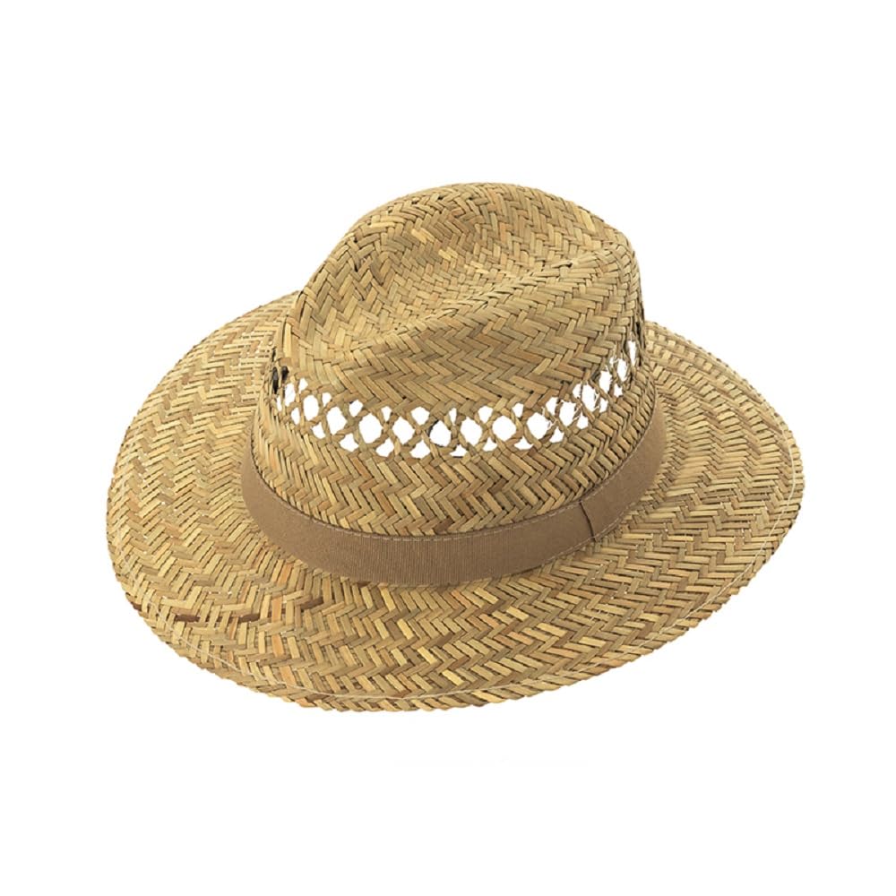 Faustmann Strohhut Unisex mit gerade Krempe