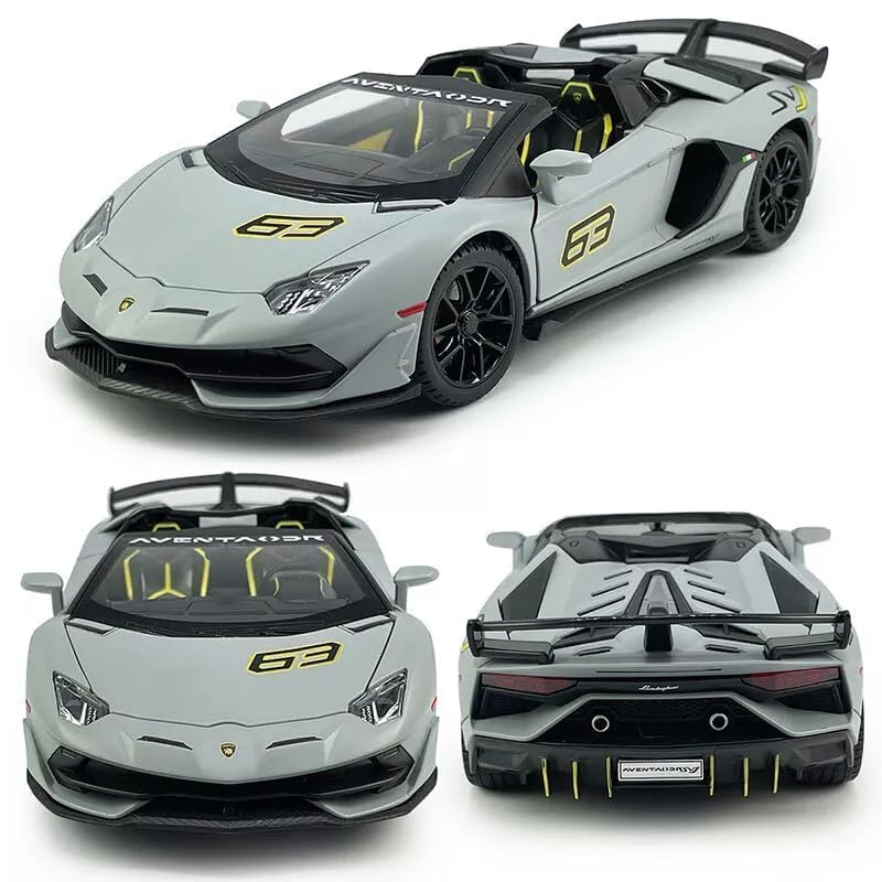 Toyeska 1:24 Scale Lamborghini Aventador SVJ Roadster Die-Cast