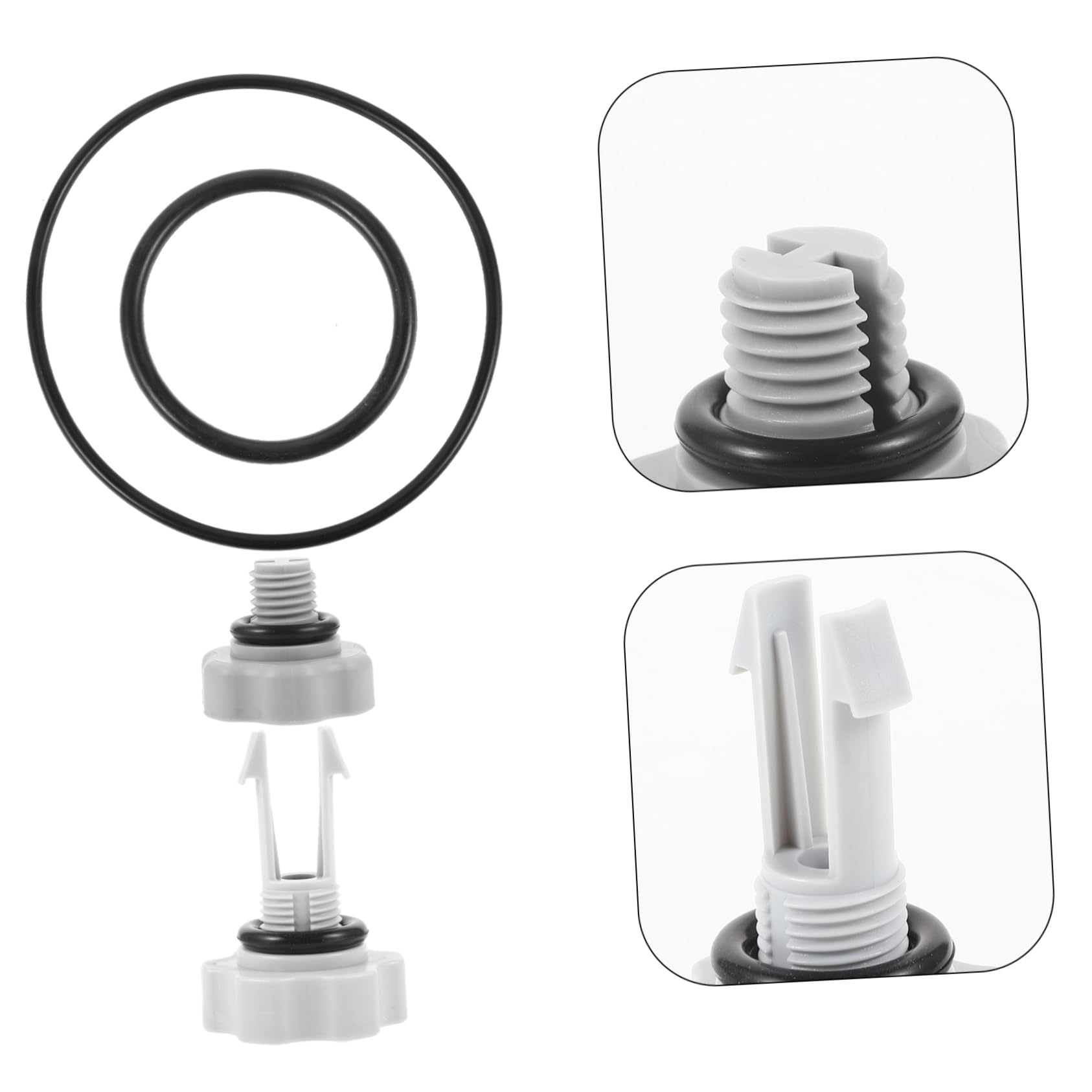 Gatuida 2 Juegos De Kit De Reparación De Bomba De Filtro Filtros Elemento De Filtro De Piscina Anillos De Repuesto para Selladores De Filtro De Piscina Junta De Repuesto para