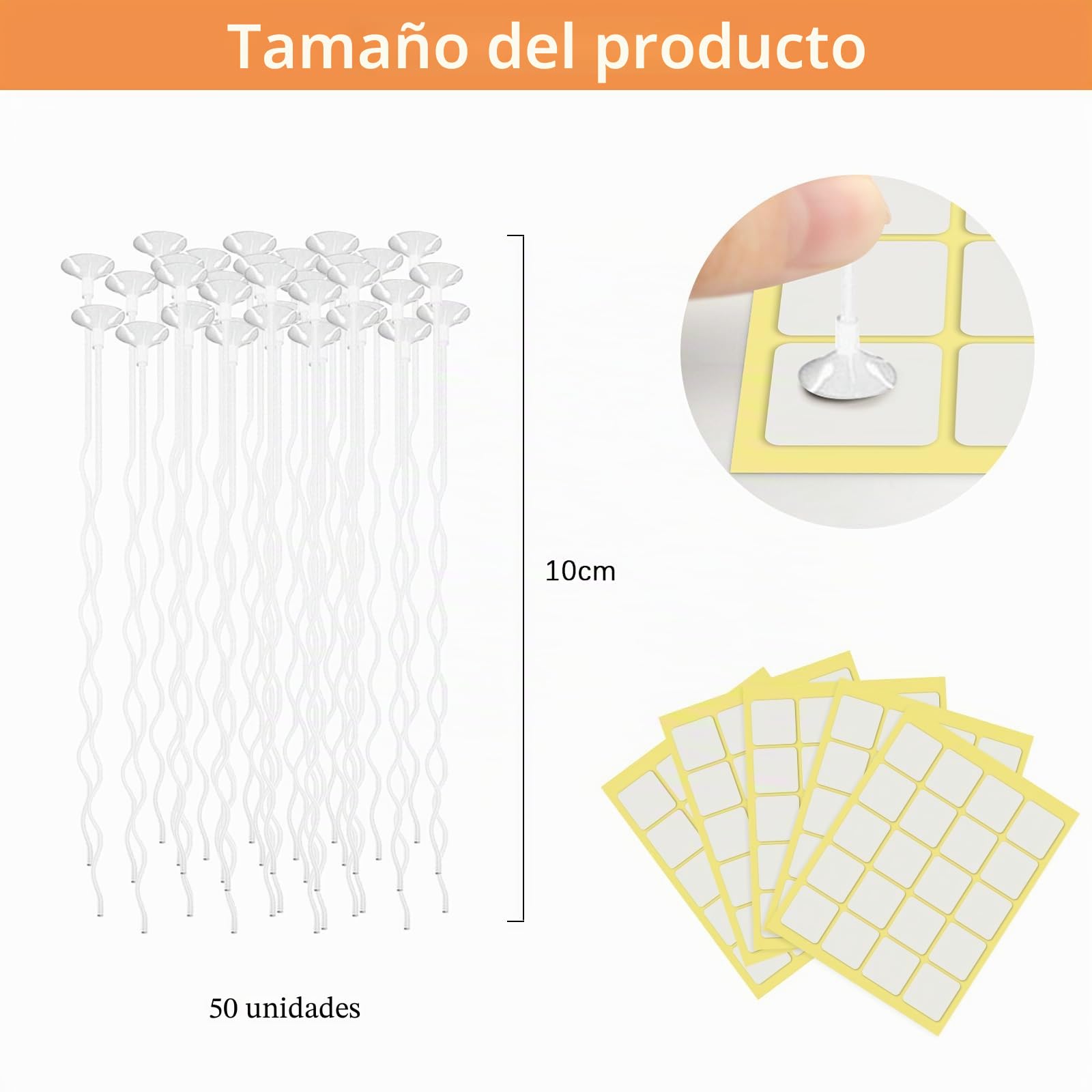 Mechas de Algodón de 10 cm para Fabricación de Velas DIY