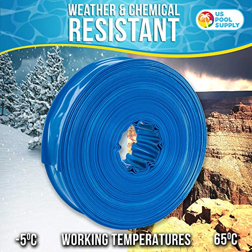 U.S. Pool Supply Pool Backwash Hose 1.5" x 100', PVC Discharge Drain Hose by U.S. Pool Supply - Used condition - Image 5
