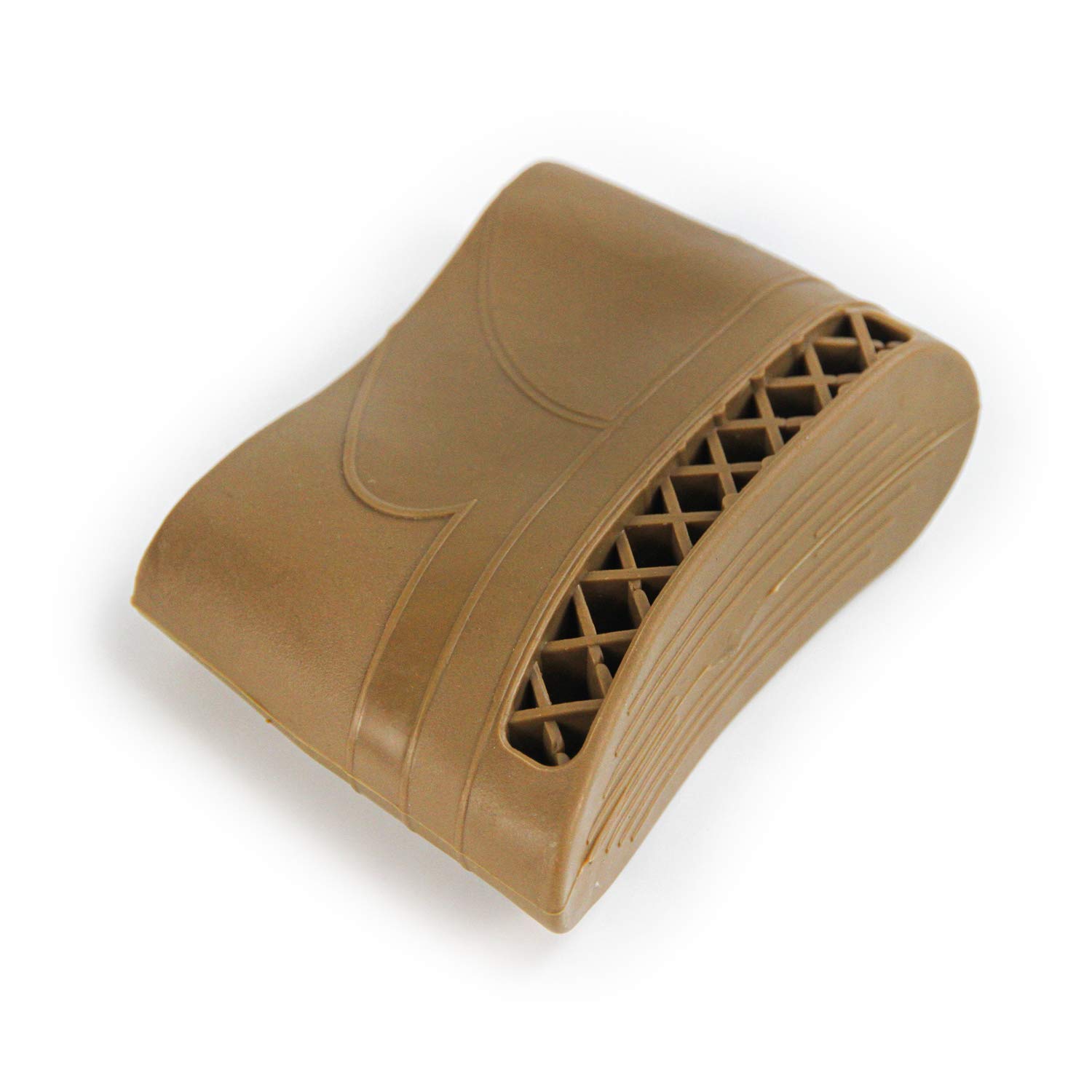 GUGULUZA Gun Butt Stock Recoil Pad para caza tiroteo (marrón)