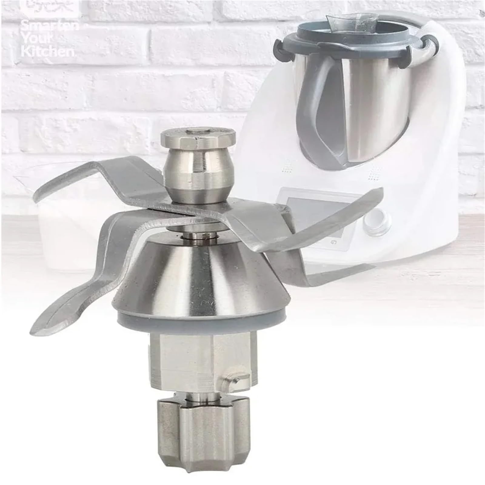 Lama di ricambio per coltello frullatore Frullatore in acciaio inox, per accessori di ricambio per lame, per Vorwerk, per Bimby Tm31 Tm51