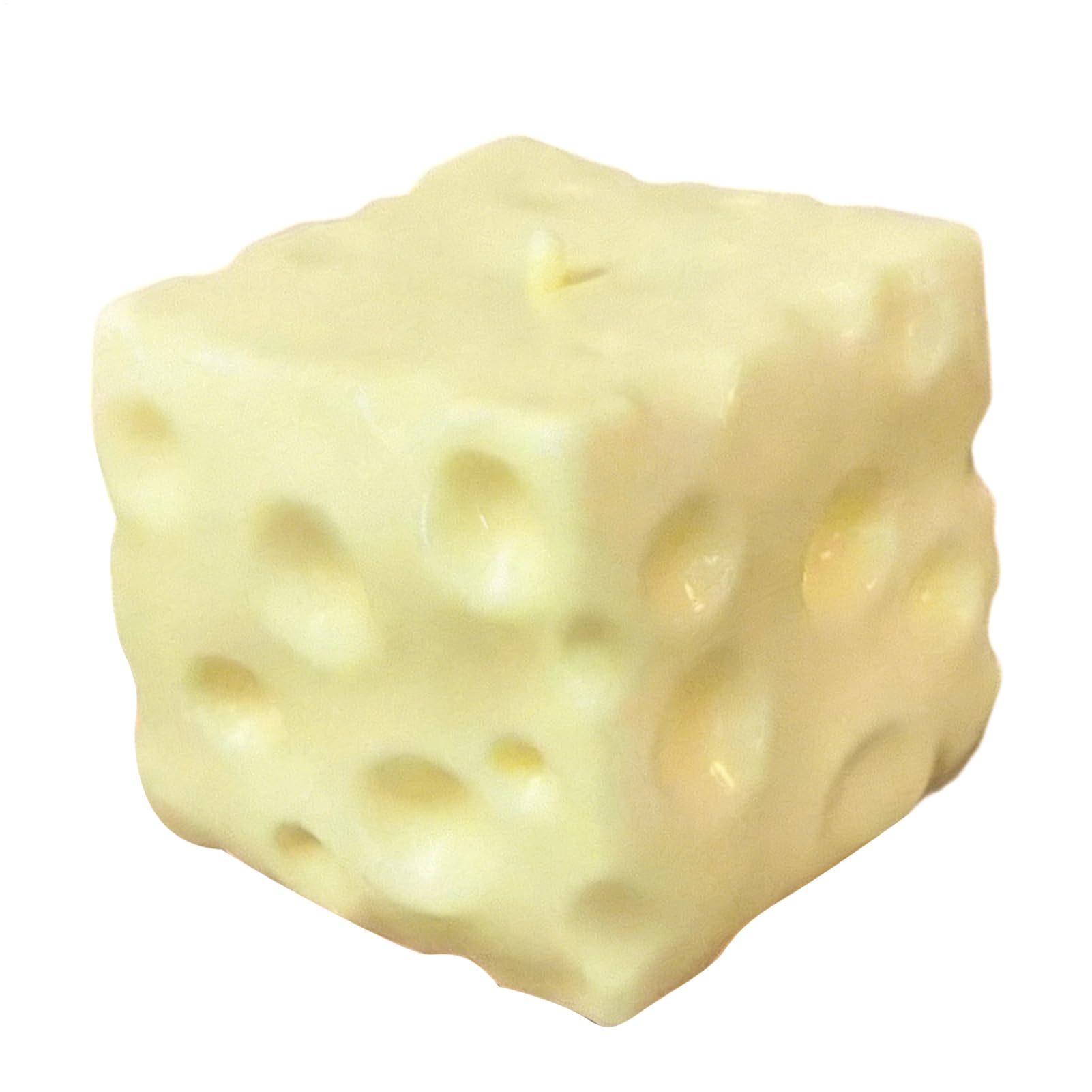 Big Cheese Shapeable Ball, Soft And Calming Texture For Relaxation, 7x7x7cm, Squeeze Sensory Toy, Sensory Squeeze Cheese Cube, Stress Relief Aid, For Students Adults Home School And Travel