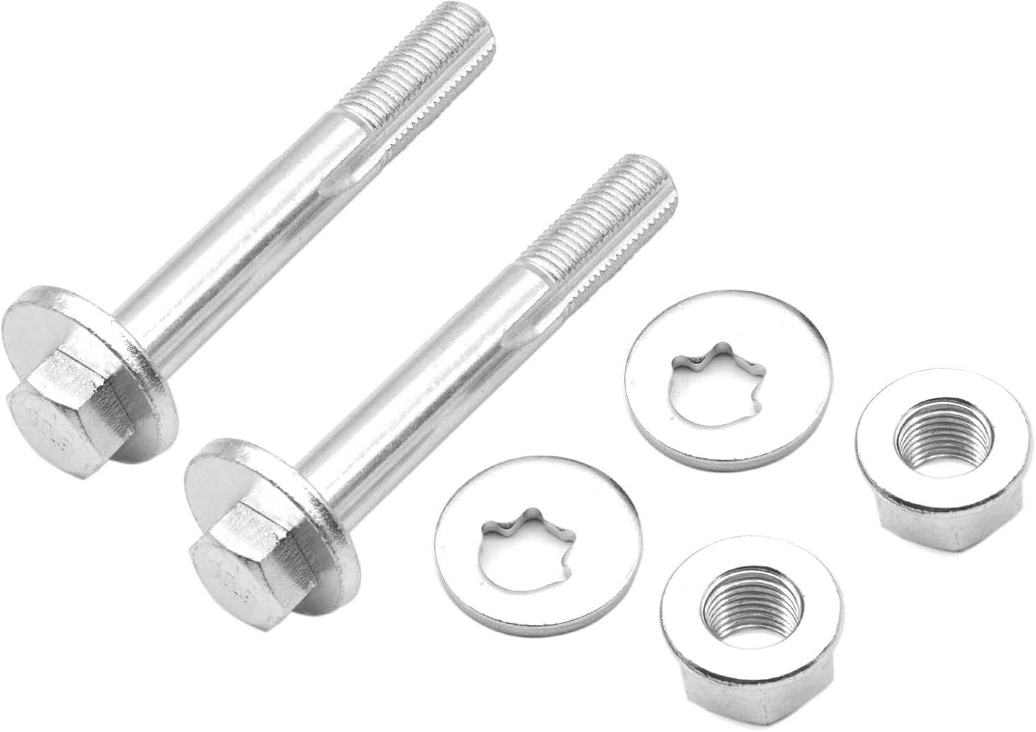 2X Eccentric Lower Rear Control Arm Camber Adjustment Bolt Kit Compatible For BMW E53 E82 E87 E88 E82 E90 E93 E91 E92 For 320i 325i 328i 330i 335i 340i 330i 428i 430i 07146888626 33306784983