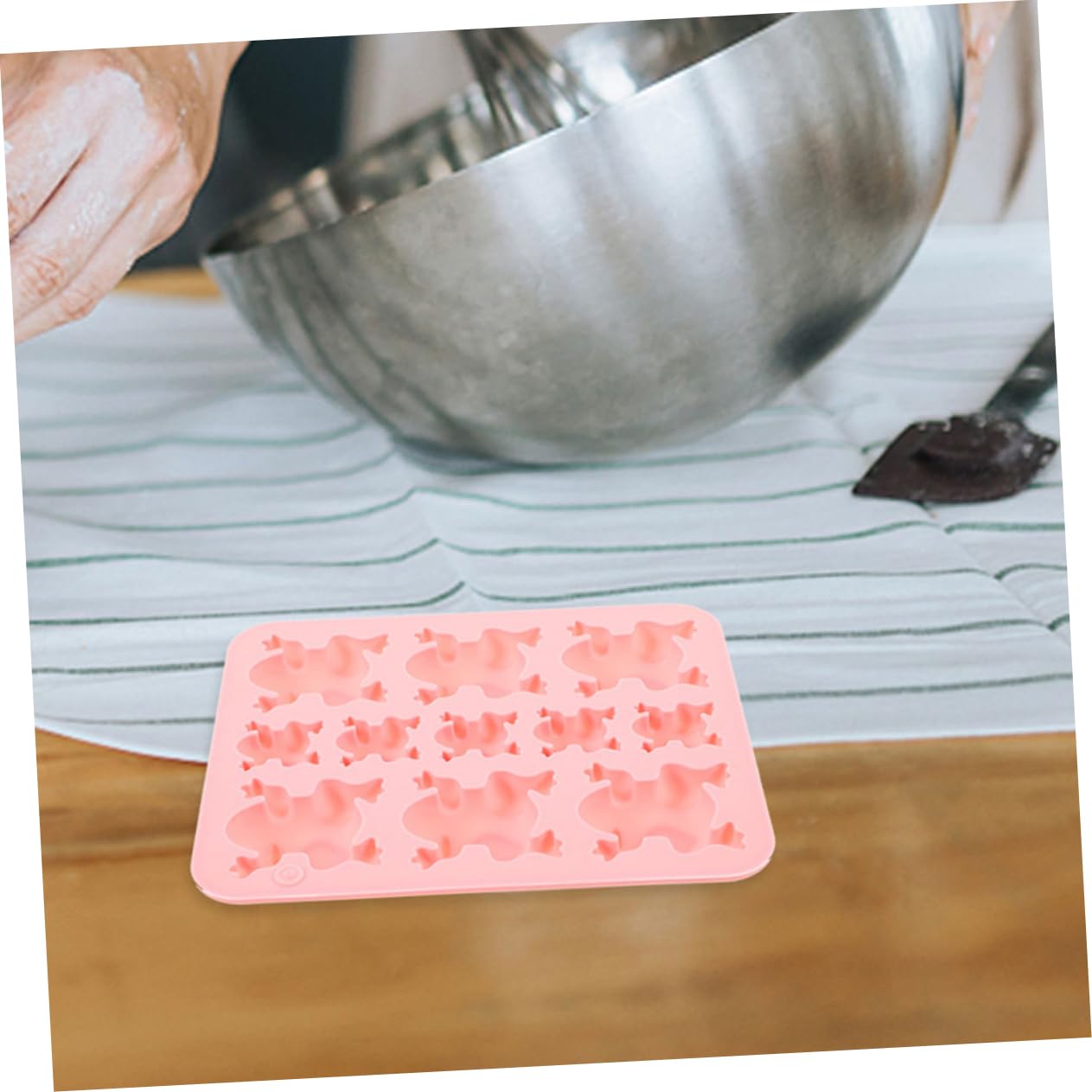 SEWACC 8piezas Molpara Chocolates Forma De Para Pasteles y Postres Moldes De Fondant Para Decoración De Fiesta y Repostería