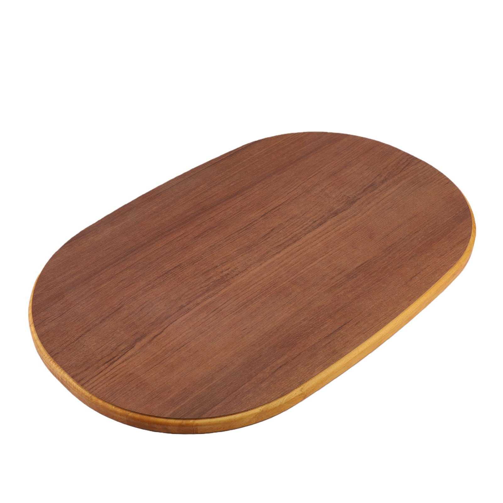 Mesa de madera para vehículos recreativos y barcos ovalada de melocotón KIMISS 8
