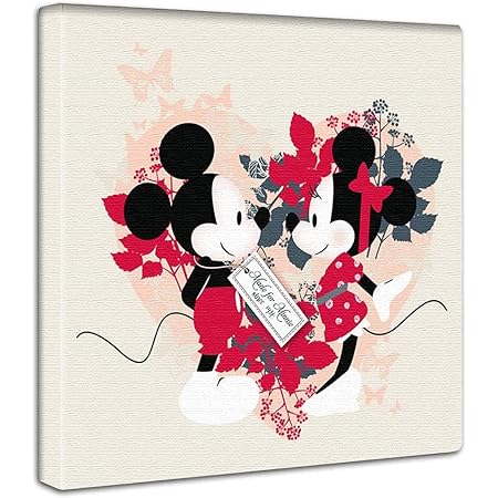 Amazon ディズニー ミッキーマウス アートパネル 57cm 57cm Lサイズ 日本製 ポスター おしゃれ インテリア 模様替え リビング 内装 ミニーマウス スケッチ モノクロ ファブリックパネル Dsn 0152 L インテリア オンライン通販