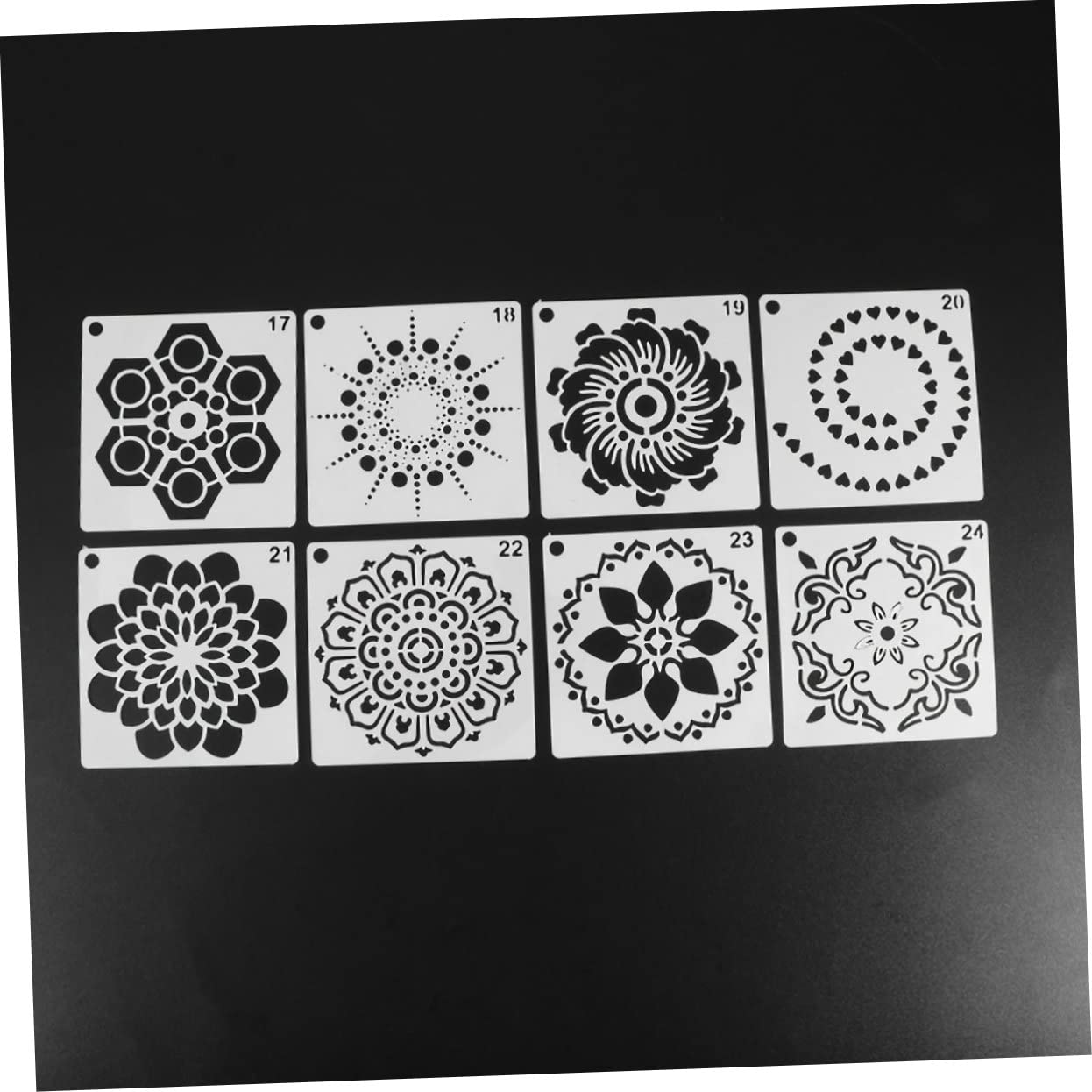 112pièces Pochoirs Mandala Décoration Modèles De Peinture Créatifs Pour Artisanat Et Arts Visuels Pochoirs Relief Pour Projets Artistiques