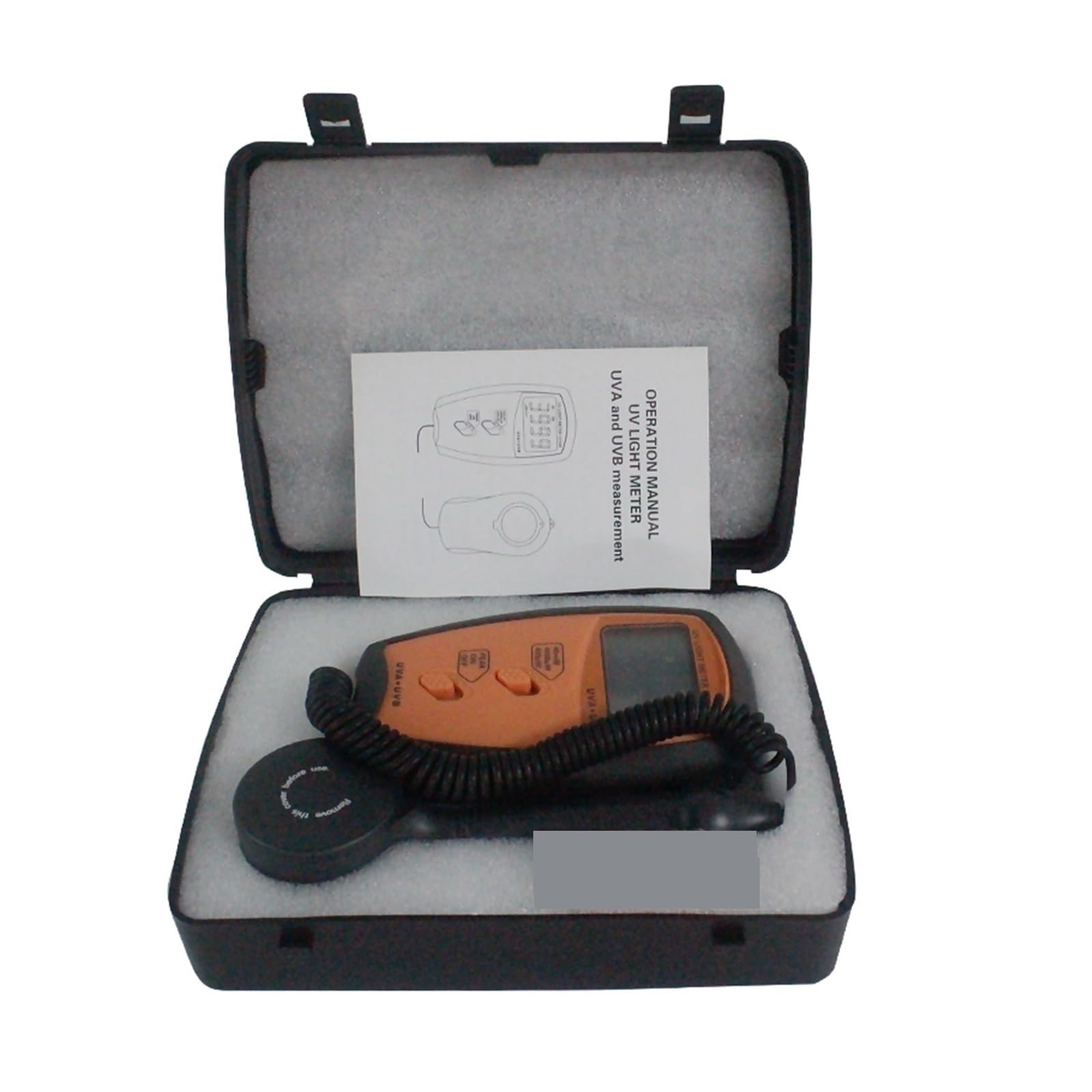 UV-Messgerät Professionelles UV-Lichtmessrät, UV-Radiometer, LCD-Display, UVA- und UVB-Messwerkzeu, hochpräziser UV-Detektor, 280 nm-380 nm