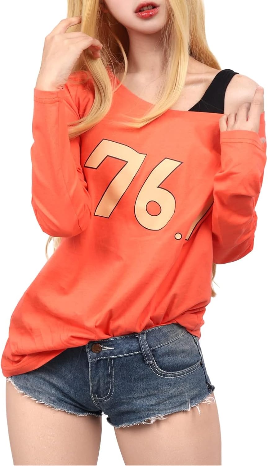 C-ZOFEK Cosplay Costume T-Shirt with Sleeveless Halter top for Women Halloween